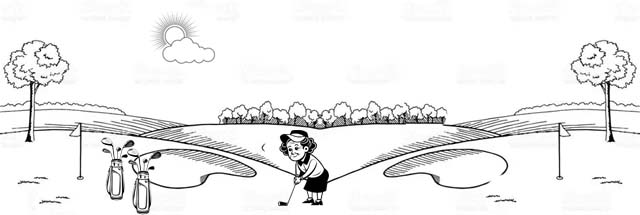 Golf Course drawing